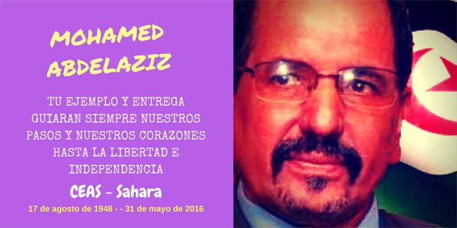 II Aniversario fallecimiento Mohamed Abdelaziz – CEAS-Sahara