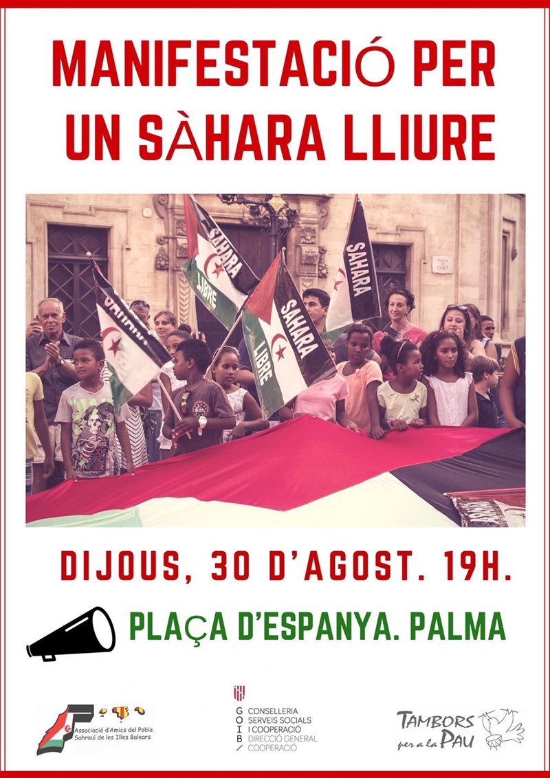 Convocan una manifestación este jueves para pedir la “inmediata resolución” del conflicto del Sáhara Occidental