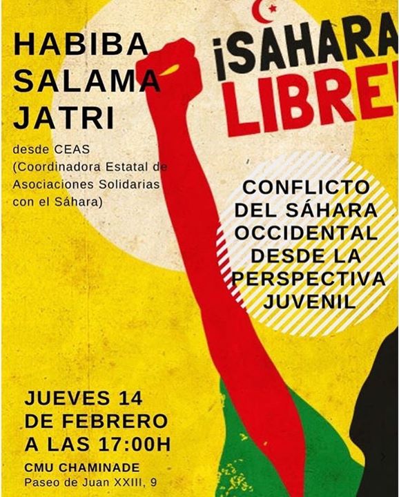 El próximo jueves 14 en Madrid , desde Ceas-Sahara y Nuestra Jaima nos invitan a…