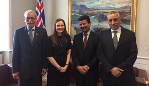 Islandia reafirma apoyo a la autodeterminación del pueblo saharaui durante una visita del Presidente Ghali