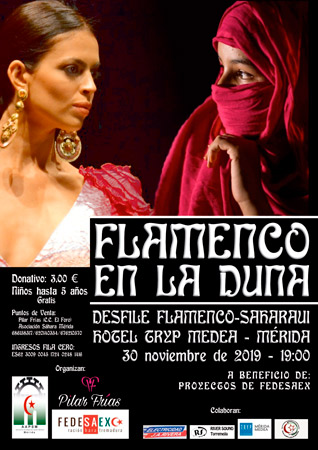 “Flamenco en la Duna” desfile solidario en Extremadura – CEAS-Sahara
