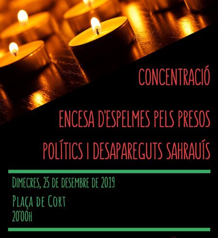 25D Concentración por los presos políticos saharauis desaparecidos en Palma – CEAS-Sahara