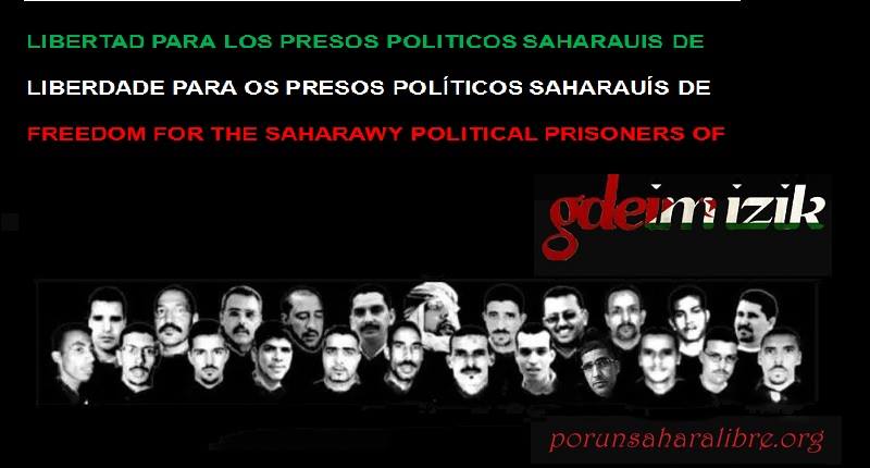 Presos políticos saharauis del grupo Gdeim Izik sufren un continuo trato inhumano | POR UN SAHARA LIBRE .org