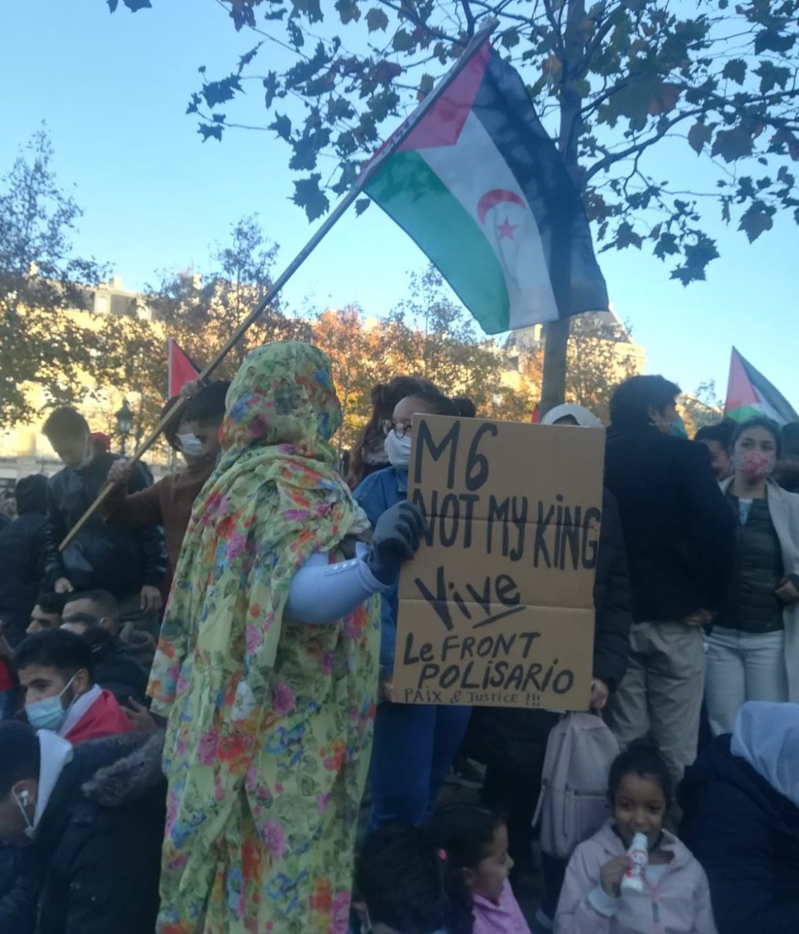 Manifestación en París por la autodeterminación del pueblo saharaui | POR UN SAHARA LIBRE .org