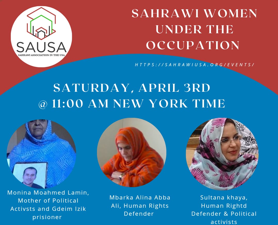 Conferencia Mujeres Saharauis bajo Ocupación | POR UN SAHARA LIBRE .org