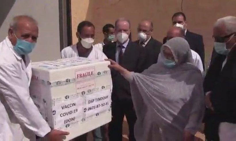 Llegan las primeras vacunas contra el coronavirus a los campamentos de refugiados saharauis de Tinduf