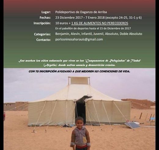 V Torneo de Tenis Solidario de Daganzo «por los niños del pueblo saharaui» 

Del…