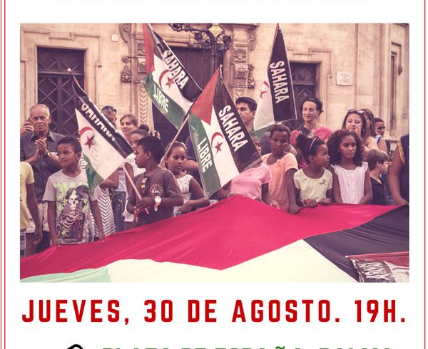 Manifestación por un Sàhara Libre, 30 d’agosto, 19h. Plaza d’Espanya – CEAS-Sahara