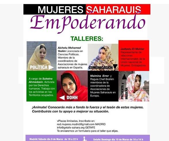 Conoce a la mujer saharaui a través de estos talleres con @getafesahara_ .
Mujer…